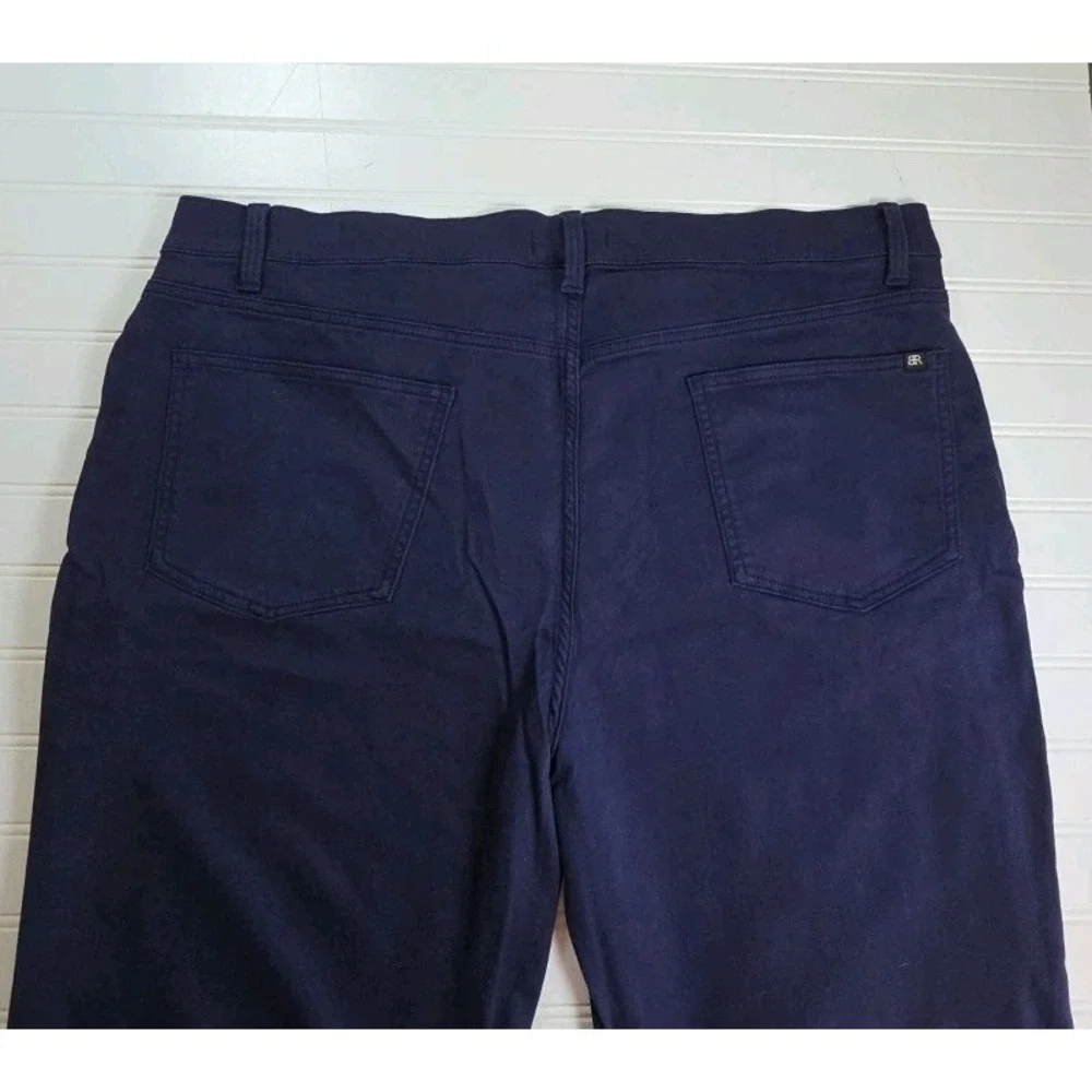 NEW Banana Republic Navy Blue Straight Leg 5 Pocket Pants Size 40x30‎